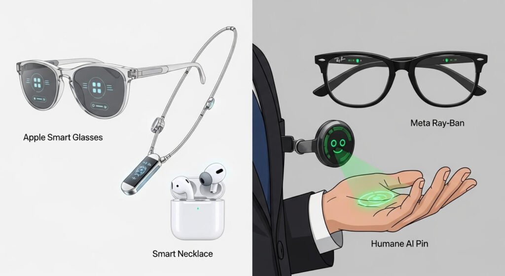  نظارات Apple الذكية 2026 تصميم مسرّب بكاميرا وسيري