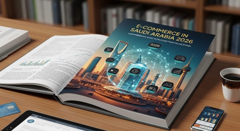 التجارة الإلكترونية في السعودية - رجل أعمال سعودي يدير متجره الإلكتروني بنجاح