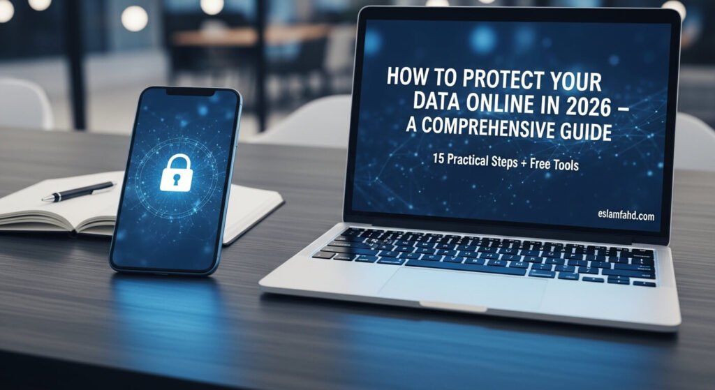 كيف تحمي بياناتك الشخصية على الإنترنت في 2026 بخطوات عملية وأدوات مجانية