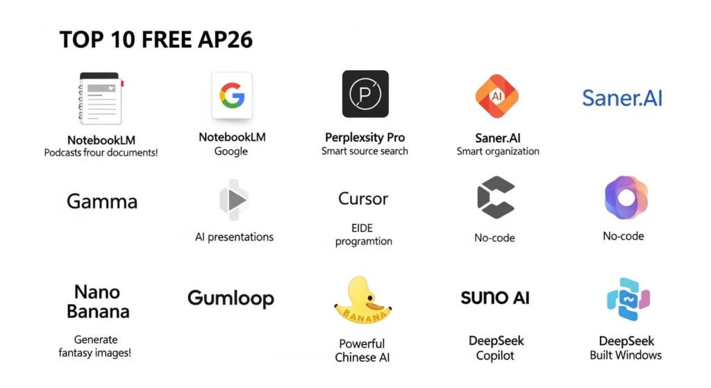 أفضل تطبيقات الذكاء الاصطناعي المجانية في 2026 دليل شامل