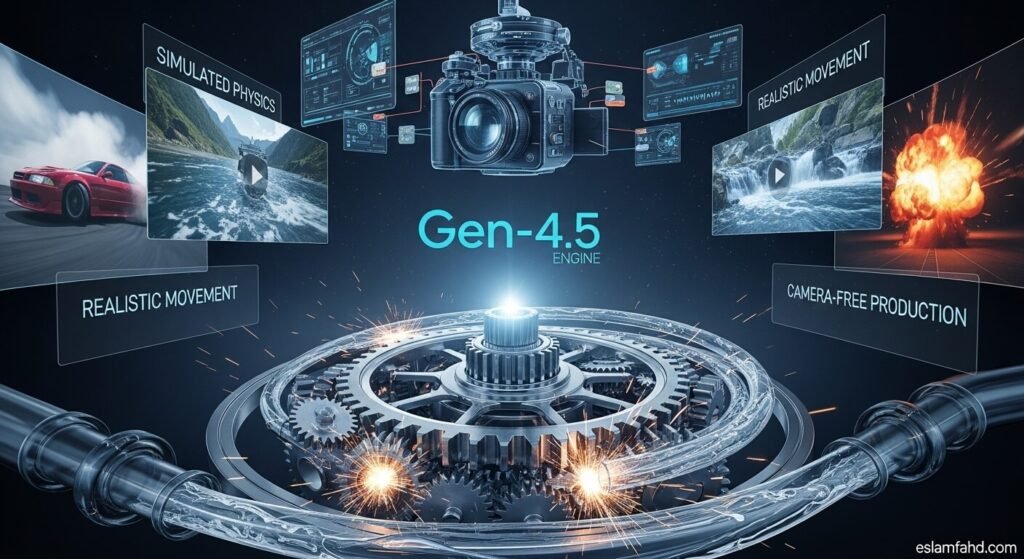 واجهة RunwayML 2026 وتوليد فيديو سينمائي بالذكاء الاصطناعي