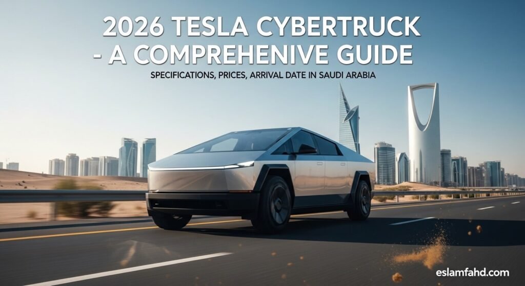 Tesla Cybertruck 2026 في السعودية مع الأسعار والمواصفات الكاملة