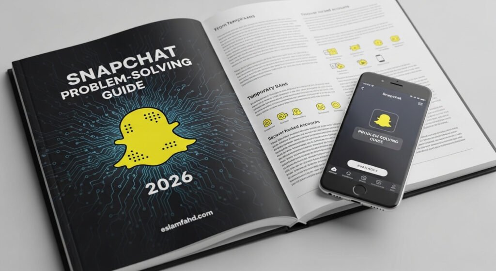 حل مشكلة تسجيل الدخول في سناب شات 2026 فك الحظر واستعادة الحساب